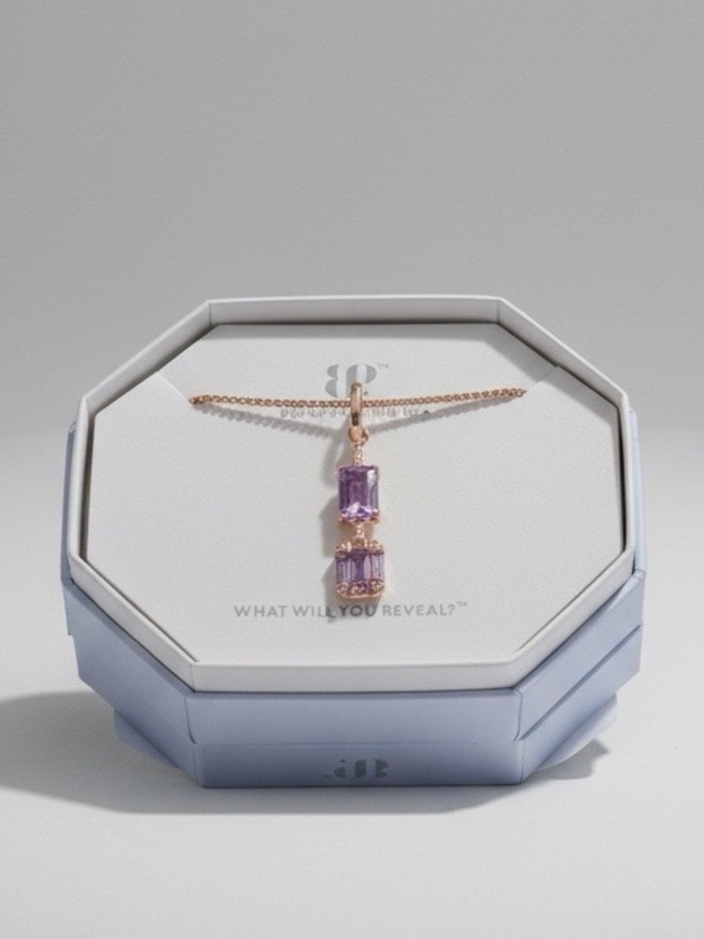 Bomb Party "When All Else Rests" Rose Gold Necklace with Removable Pendant NIB